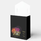 Gold Happy New Year 2022 Fireworks Bedankdoosjes (Geopend)