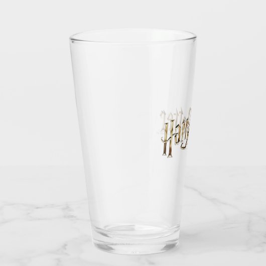 Gold Harry Potter Logo Glas (Rechts)