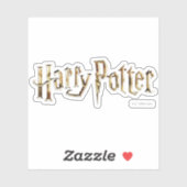 Gold Harry Potter Logo Sticker (Vel)