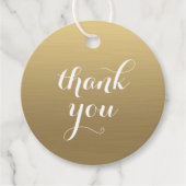 Gold Hartelijk dank Bedankjes Labels (Voorkant)