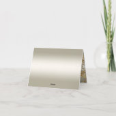 Gold - Hartelijk dank Bedankkaart (Achterkant)