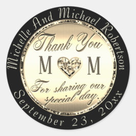 Gold Hartelijk dank, Klassieke Sticker