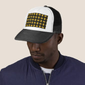 Gold Hat Golden Lattice Trucker Pet (In situ)