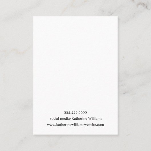 Gold Heart Confetti | Carte d'affichage à oreille (Dos)