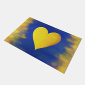 Gold Heart Doormat Deurmat (Schuin)