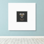 Gold Heart Homme Mariage Alternative Livre d'or (Insitu (Plancher de Bois))