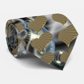 Gold Heart Stropdas (Opgerold)