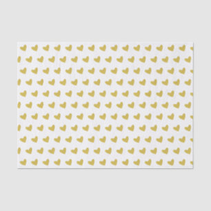 Gold Heart Tissuepapier