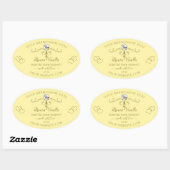 Gold  Hearts Cream Product Labels met Logo (Vel)
