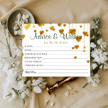 Gold Hearts Drits Conseil Mariage Wives Cartes<br><div class="desc">Mariage Conseils et voeux Cartes pour mariée et gardienne de mariée,  Voeux pour M. & Mme - Fête des mariées,  Jeux de Bachelorette.</div>
