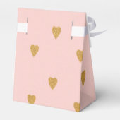 Gold Hearts rose Ballotins de fête d'anniversaire (Arrière)