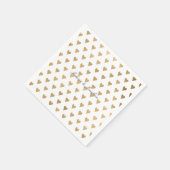 Gold Hearts Servet (Hoek)