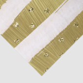Gold Hearts Stripes Tissuepapier (Detail)