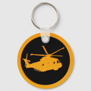 Gold Helikopter Sleutelhanger