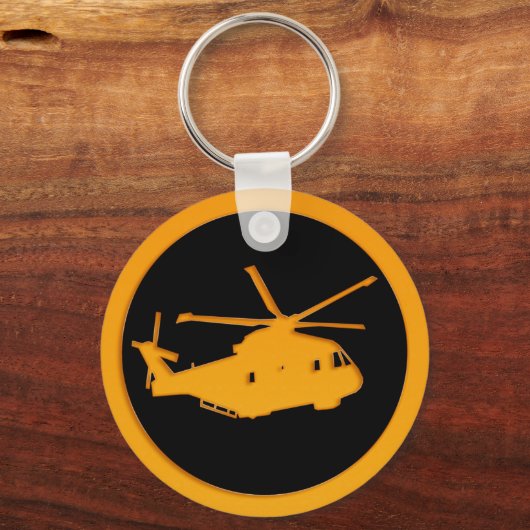Gold Helikopter Sleutelhanger (Voorkant)