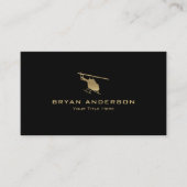 Gold Helikopter Visitekaartje (Voorkant)