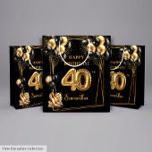 Gold High Heels 40e Anniversaire couverture cadeau