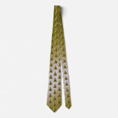 Gold Holiday Christmas Tree Stropdas (Voorkant)