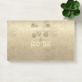 Gold Holiday Season Vibe Post-it® Notes