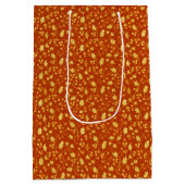 Gold Holly Medium Cadeauzakje (Achterkant)