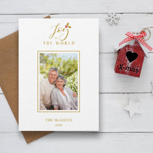 Gold Holly - Minimalistische kerstfotoserie