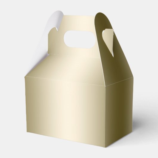 Gold Hollywood Custom Verjaardagsfeestje Favor Box Bedankdoosjes (Achterkant)