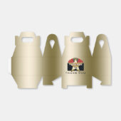 Gold Hollywood Custom Verjaardagsfeestje Favor Box Bedankdoosjes (Uitgevouwen)