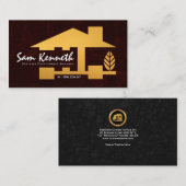 Gold Home Development Manager Building Contractor Visitekaartje (Voorkant / Achterkant)