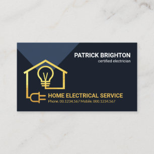 Gold Home Electrical Circuit-bedrading Visitekaartje