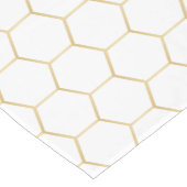 Gold HoneyComb Table Runner Korte Tafelloper (Hoek)
