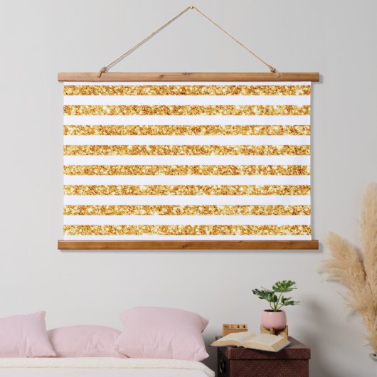 Gold Horizontale Glitter Boho Popular Collectie Hangend Wandkleed (Slaapkamer)