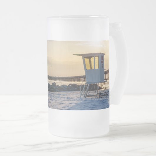 Gold Hour Destins East Pass Gelée Beer Mug (Devant droit)