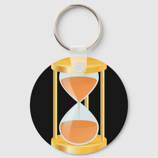Gold Hourglass Sleutelhanger (Voorkant)
