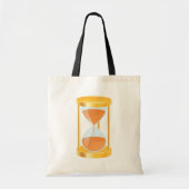 Gold Hourglass Timer Canvas tas (Voorkant)