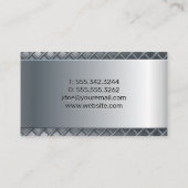 Gold House Line Logo | Onroerend goed Visitekaartje (Achterkant)