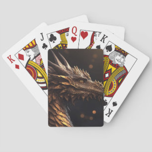 Gold Illumined Dragon Pokerkaarten