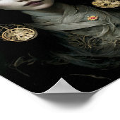 Gold in the Grey Imaginaire Scifi Art Poster (Coin)