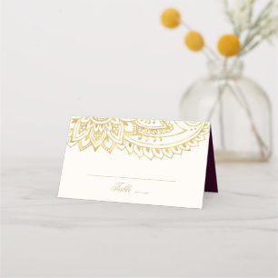 Gold Indian Paisley Wedding