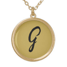 GOLD INITIAAL KETTING