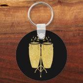 Gold Instruments - Conga drummer Sleutelhanger (Voorkant)