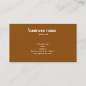 Gold Islamic Geometric design Visitekaartje (Achterkant)