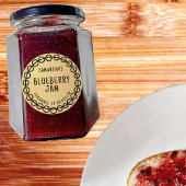 Gold Jam Sticker Label