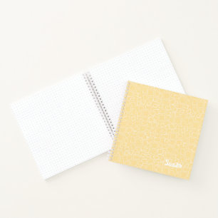 Gold Jaune moderne Mosaïque blanche puce Journal