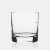Gold Jet-vliegtuig Whisky Glas (Rechts)