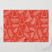 Gold Joy Holiday Kaart (Achterkant)