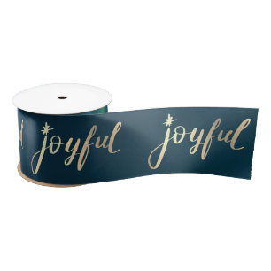 Gold Joyful,Star Green-Kerstmis Lint