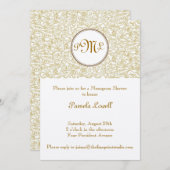 Gold Julep Scroll Kaart (Voorkant / Achterkant)