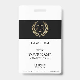 Gold Justice Scale Badge