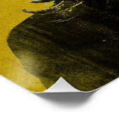 Gold Kamala Harris Pop Art Perfect Poster (Hoek)