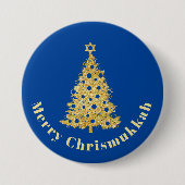 Gold kerstboom met ster van David Button (Voorkant)